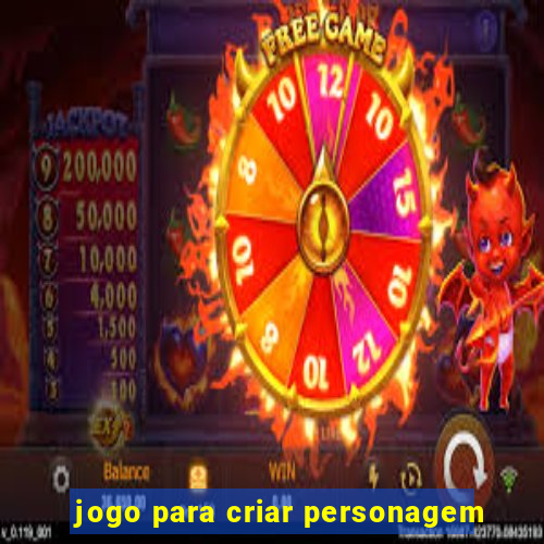 jogo para criar personagem